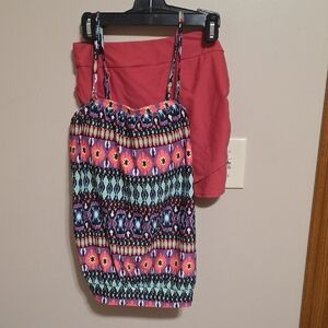 Colorful Patterned Women's Bikini Set